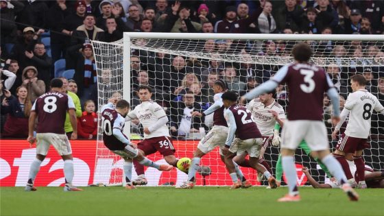 في الكورة : ترتيب الدوري الإنجليزي بعد هزيمة آرسنال أمام أستون فيلا