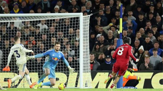 في الكورة : سوبوسلاي يسجل هدف ليفربول الثالث أمام ليدز يونايتد