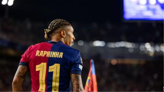 في الكورة : رافينها يحسم الجدل بشأن أنباء رحيله عن برشلونة إلى الدوري السعودي