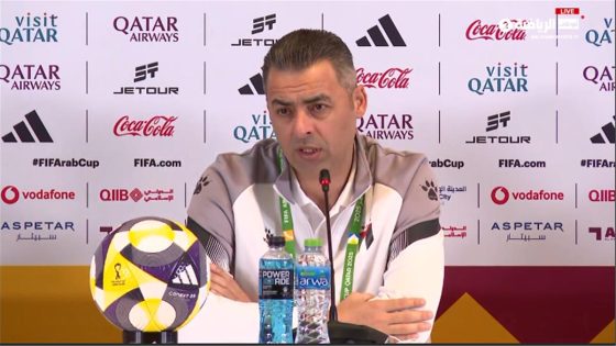 في الكورة : مدرب فلسطين: نلعب كأس العرب من أجل القضية.. ويرد بغضب على صحفي تونسي