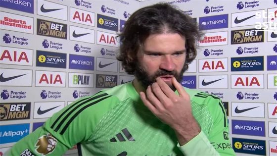 في الكورة : بعد مخاوف “الصليبي”.. أليسون يكشف تحديثًا جديدًا بشأن إصابة إيزاك أمام توتنهام