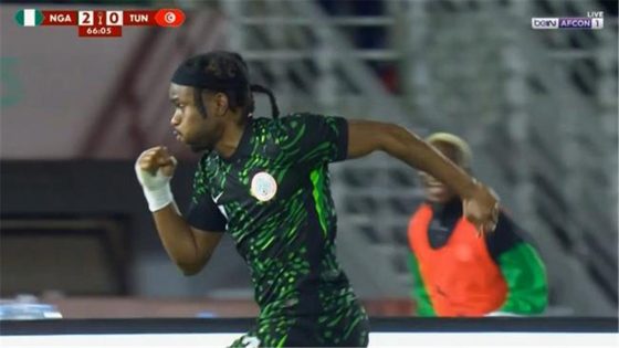 في الكورة : فيديو | لوكمان يسجل هدف نيجيريا الثالث أمام تونس في كأس أمم إفريقيا