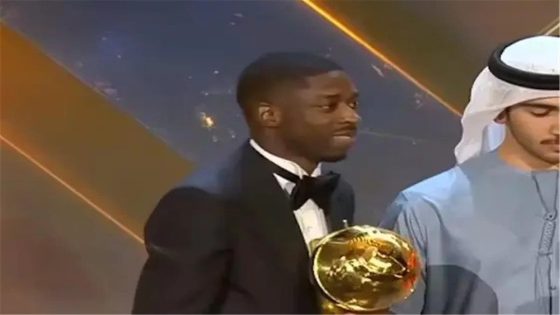 في الكورة : حفل جلوب سوكر.. ديمبلي عن جائزة أفضل لاعب في العالم: كنت أعلم أن فرصتي ستأتي