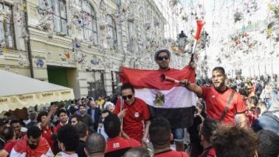 في الكورة : جماهير مصر تؤازر الفراعنة قبل مواجهة زيمبابوى فى أمم أفريقيا.. فيديو