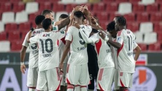 في الكورة : الجزيرة يتقدم على الوحدة بهدف فى الشوط الأول بمشاركة النني وإبراهيم عادل