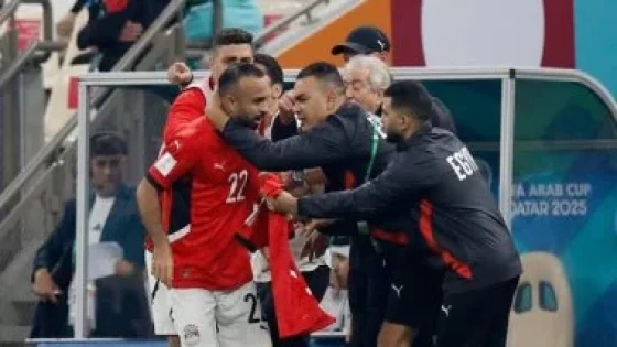 في الكورة : بث مباشر لمباراة منتخب مصر ضد الإمارات فى كأس العرب