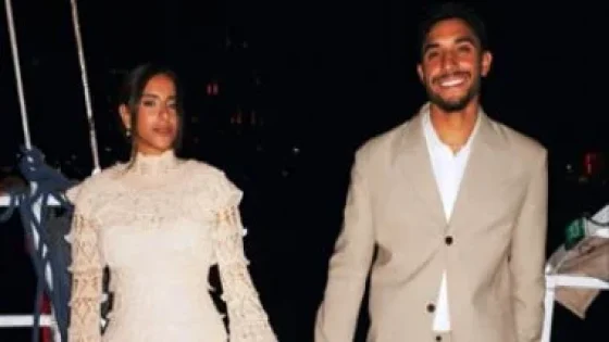 في الكورة : مرموش ينشر صورا مع خطيبته جيلان الجباس من أسوان