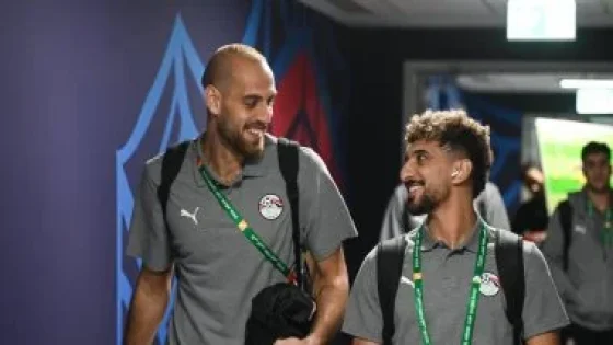في الكورة : كريم فؤاد بالعكاز.. منتخب مصر يصل استاد البيت لمواجهة الأردن .. صور