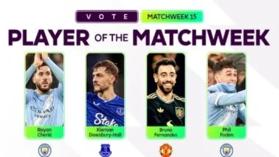 في الكورة : قائمة المرشحين لجائزة الأفضل في الجولة الـ 15 بالدوري الإنجليزي