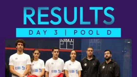 في الكورة : منتخب مصر يواجه الهند فى نصف نهائي كأس العالم للاسكواش