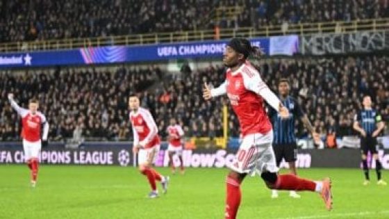 في الكورة : أرسنال يكتسح كلوب بروج بثلاثية ويهيمن على صدارة ترتيب دورى أبطال أوروبا