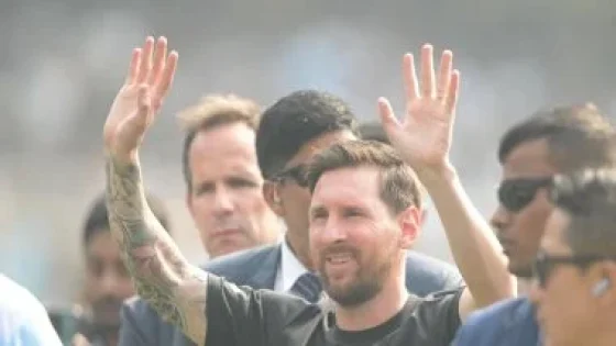 في الكورة : قائمة أسعار مصافحة والتقاط الصور مع ميسى فى زيارته التاريخية للهند