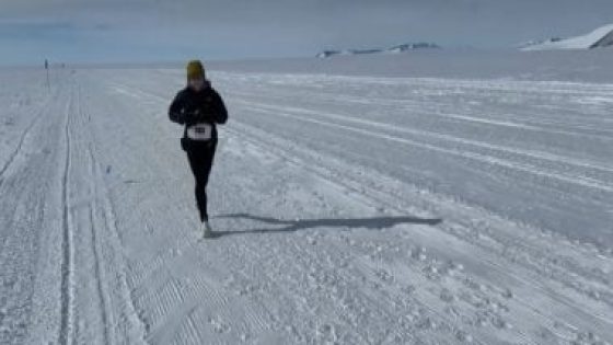 في الكورة : كاثرين درايسديل تصنع التاريخ كأول سيدة تفوز بماراثون الجليد في القارة الجنوبية