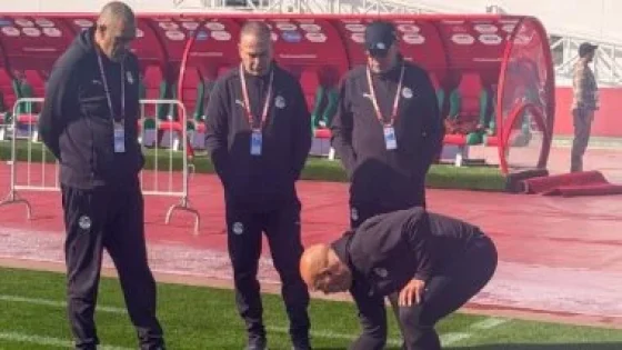 في الكورة : حسام حسن وجهاز منتخب مصر يتفقدون ملعب مباراة زيمبابوى.. صور