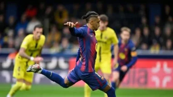 في الكورة : فياريال ضد برشلونة.. البارسا يتقدم بهدف رافينيا فى الشوط الأول.. فيديو