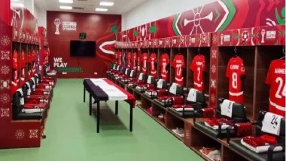 في الكورة : شاهد غرفة ملابس منتخب الفراعنة قبل مباراة زيمبابوى بأمم أفريقيا