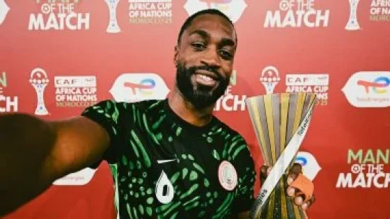 في الكورة : سيمي أجايى يتوج بجائزة رجل المباراة بعد قيادة نيجيريا للفوز على تنزانيا