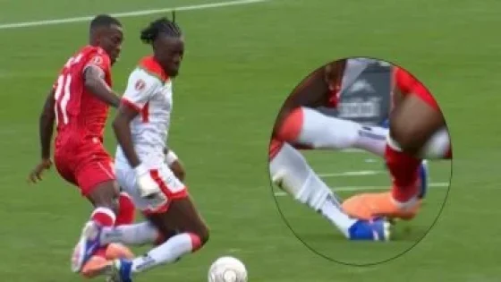 في الكورة : محمد معروف يشهر أول بطاقة حمراء في أمم أفريقيا 2025