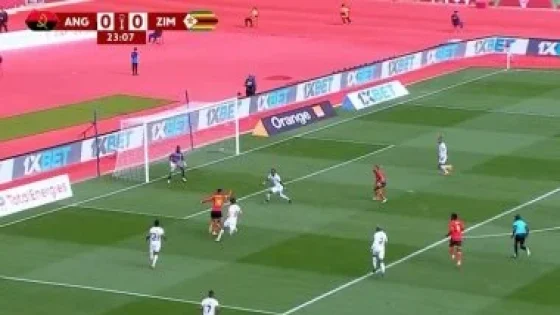 في الكورة : مجموعة الفراعنة.. أنجولا وزيمبابوي يتعادلان 1 – 1 فى الشوط الأول
