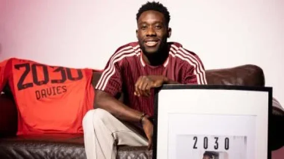 في الكورة : بايرن ميونخ يعلن رسميًا تجديد عقد ألفونسو ديفيز حتى 2030