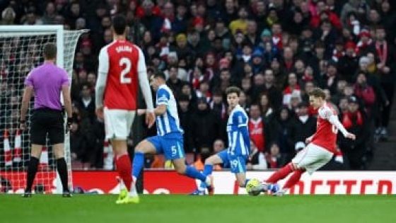 في الكورة : نتيجة مباراة آرسنال ضد برايتون في الدوري الإنجليزي