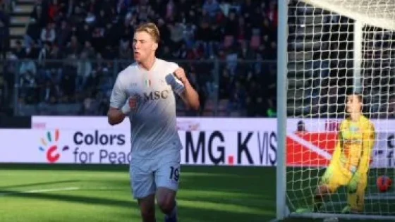 في الكورة : هويلوند يتقدم لـ نابولي بثنائية أمام كريمونيزي فى الشوط الأول.. فيديو