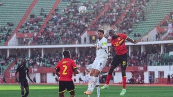 في الكورة : القائم يمنع منتخب أنجولا من التقدم على الفراعنة فى الدقيقة 53