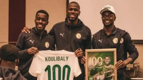 في الكورة : منتخب السنغال يكرم كوليبالي بعد المباراة الـ100 رغم الطرد أمام بنين .. صور