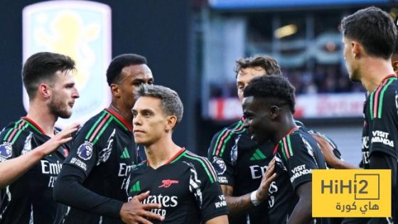 في الكورة : نتيجة اخر مباراة جمعت أرسنال و استون فيلا على ملعب فيلا بارك