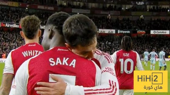 في الكورة : أرقام مميزة لـ ساكا في الشوط الأول أمام استون فيلا