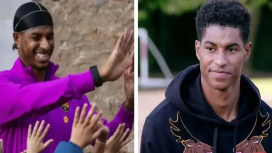 في الكورة : راشفورد يواصل أعماله الخيرية في برشلونة.. صور