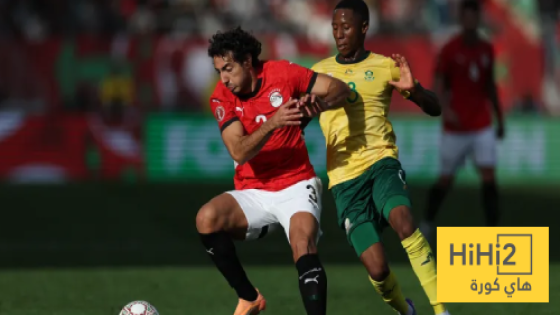 في الكورة : إحصائيات مباراة مصر وجنوب إفريقيا بعد مرور ساعة