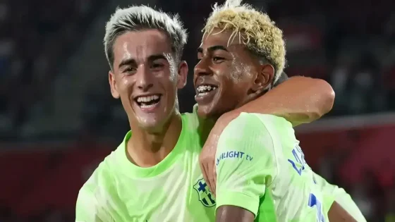 في الكورة : صورة: غافي يختار أفضل تشكيلة من لاماسيا