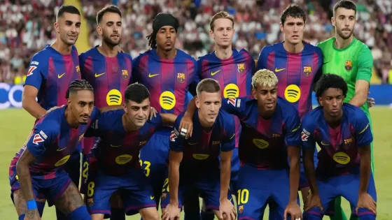 في الكورة : صورة: التشكيلة الأفضل لبرشلونة في عام 2026