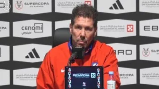 في الكورة : أتلتيكو مدريد ضد الريال.. سيميوني: مواجهة الملكي في السوبر مختلفة تمامًا