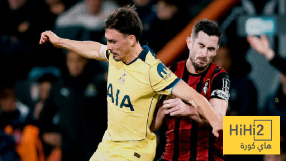 في الكورة : الشوط الأول – بورنموث يتقدم على توتنهام