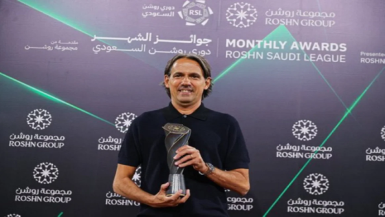 في الكورة : إنزاجي يتوج بجائزة أفضل مدرب في دوري روشن لشهر ديسمبر
